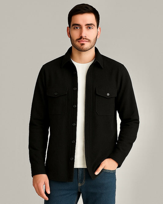 2H #111025 Fleece Casual Shirt