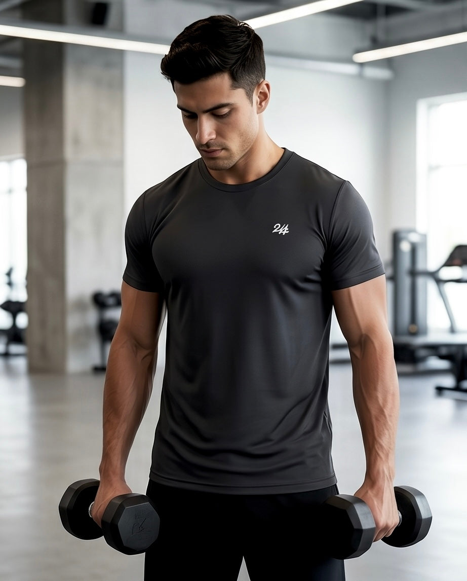2H #CX.233 Short Sleeve Basic T-shirt