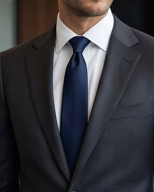 2H Navy Necktie