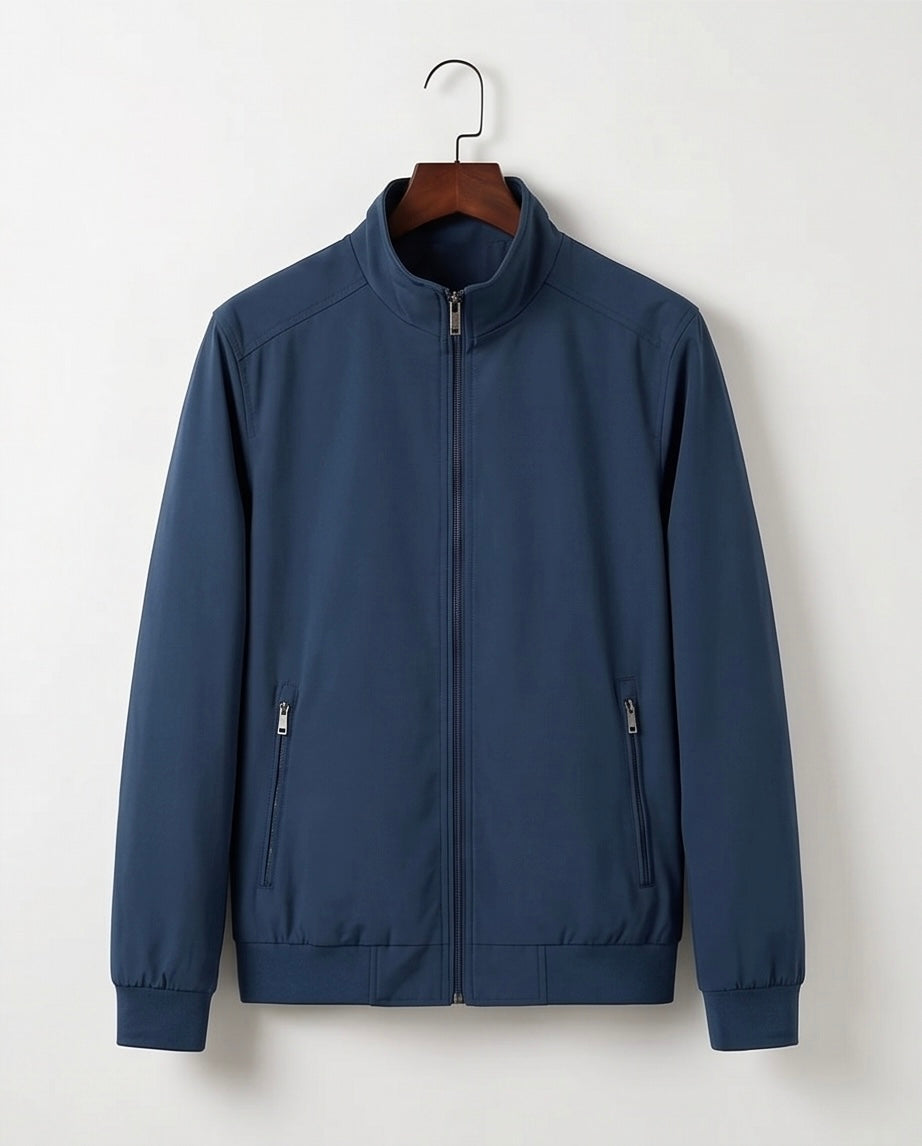 2H #8091 Navy Lightweight Casual Jacket