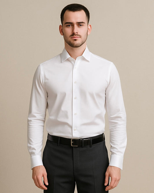 2H Plain Formal Shirt