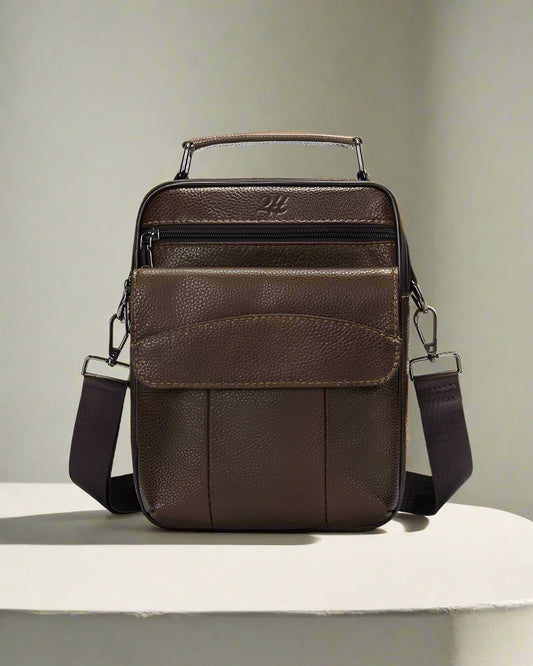 2H #6101 Genuine leather Shoulder messenger bag