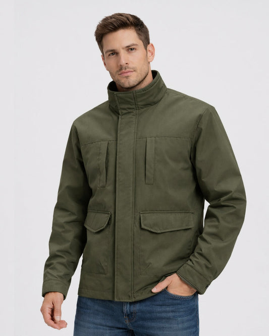 2H #88068 Army stand up collar casual jacket