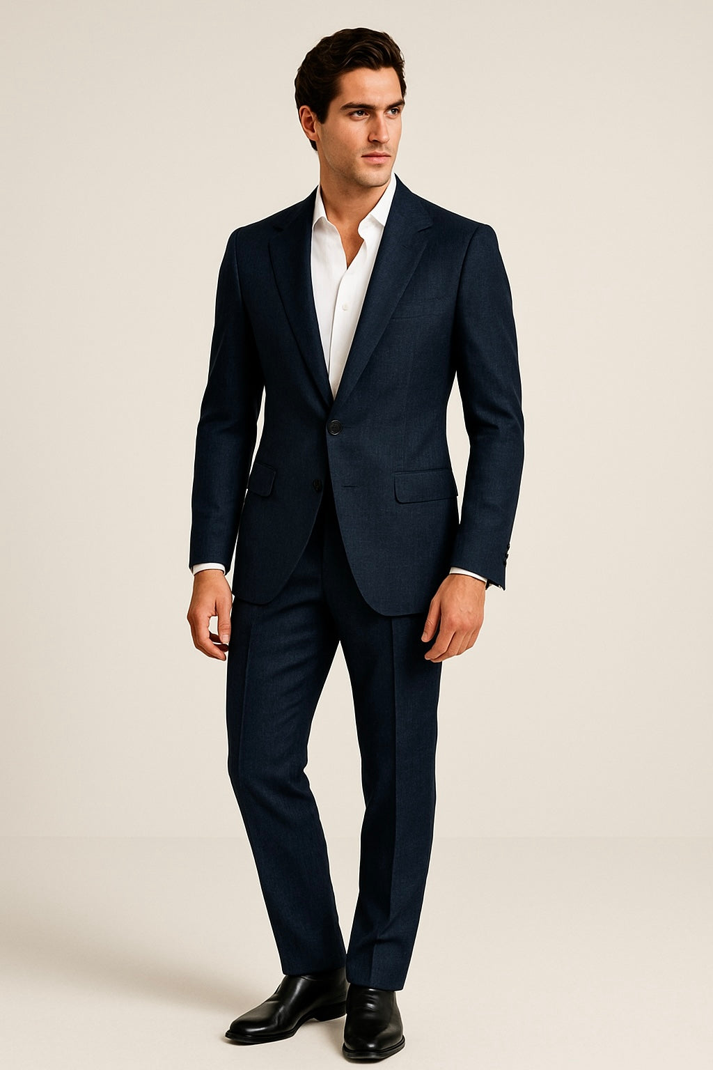 2H #1801 Navy Casual Suit