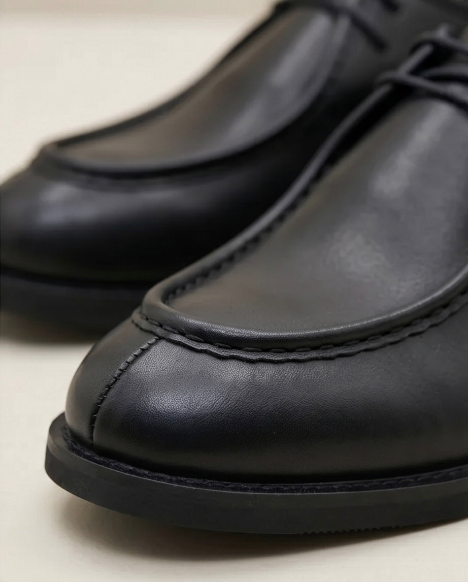 2H #2102 9003 1354 Black Formal shoes