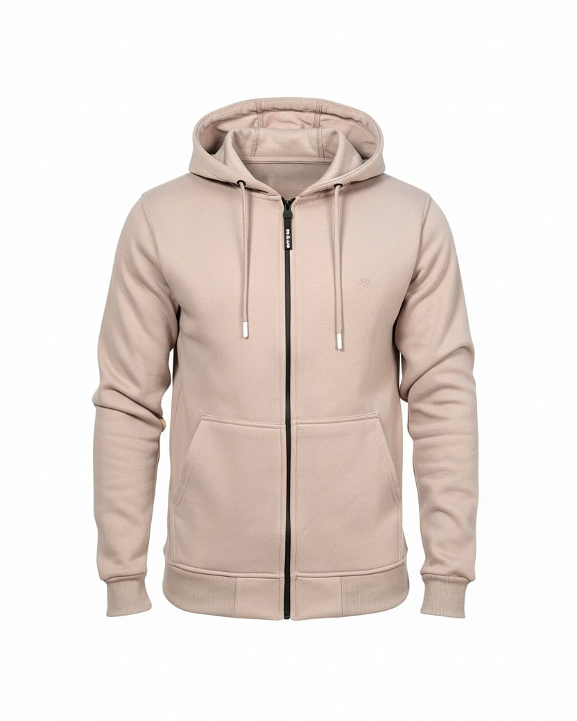 SALE! 2H #9349 Beige Cardigan Cotton Sweater