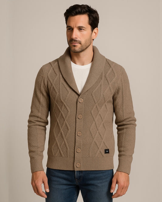 2H #302 Knitted Cardigan Sweater
