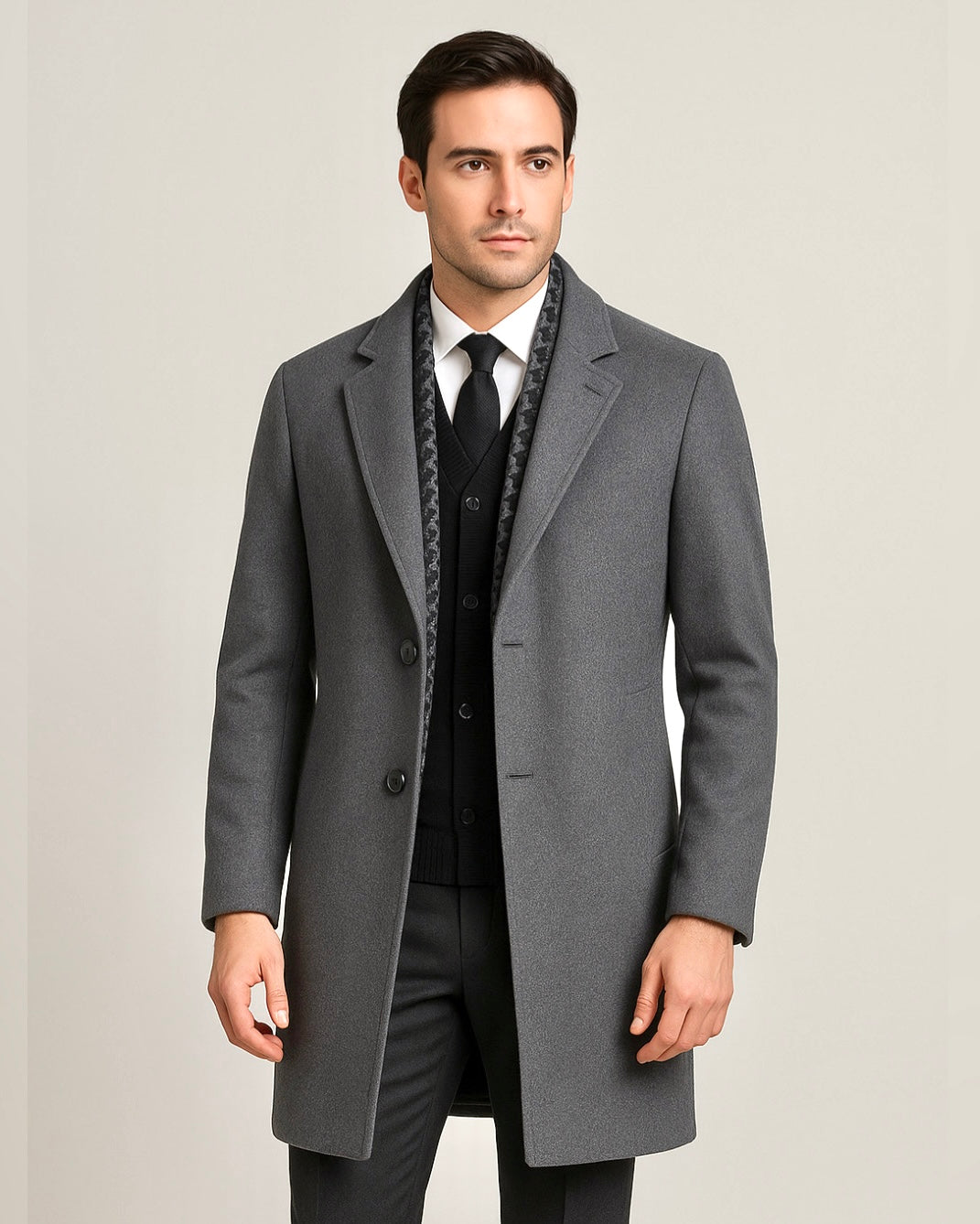 2H Gray Coat Jacket