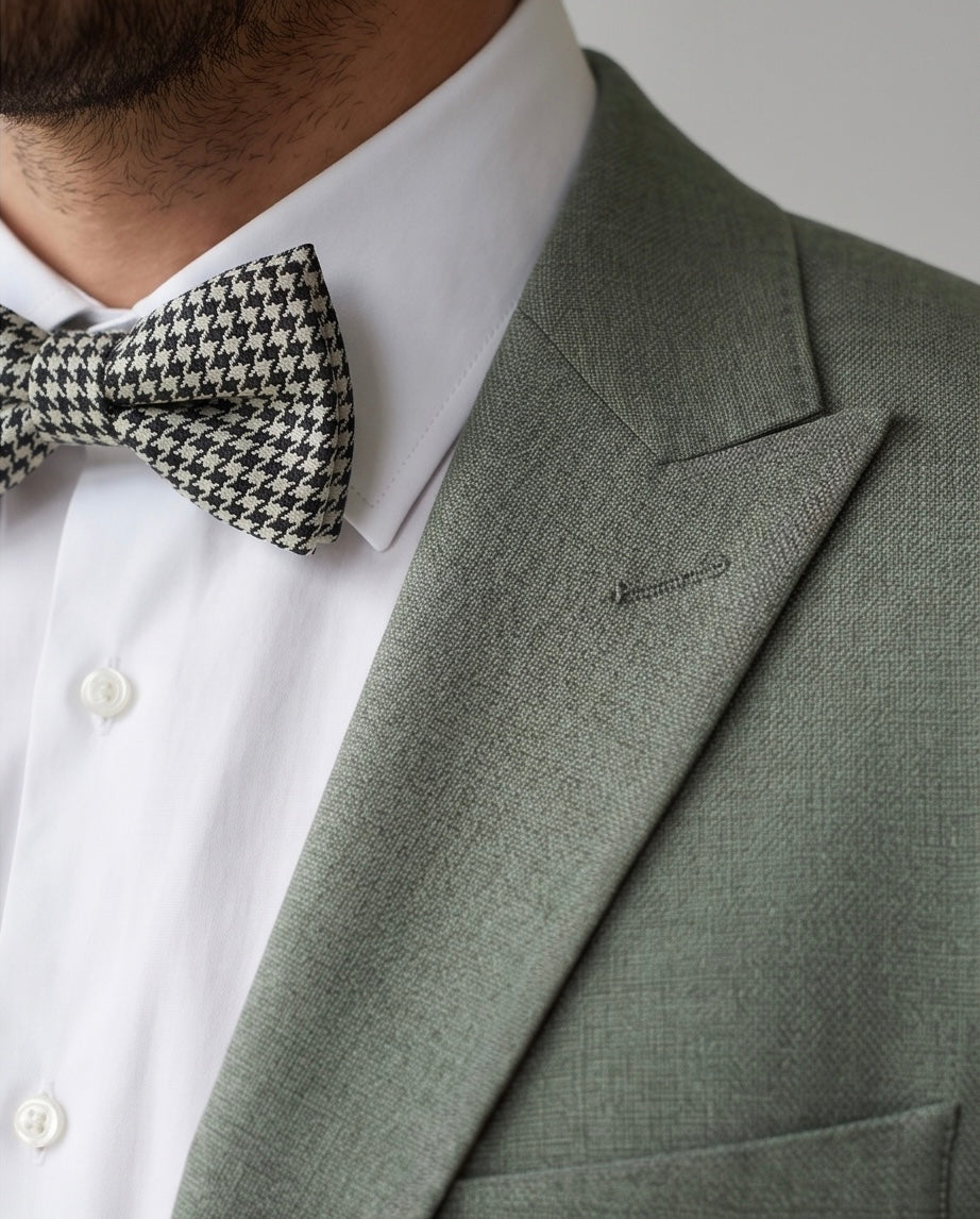 SALE! 2H #24-02 Green Casual Embossed Suit