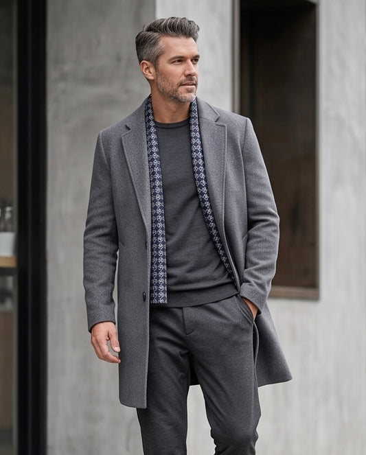 2H Gray Coat Jacket