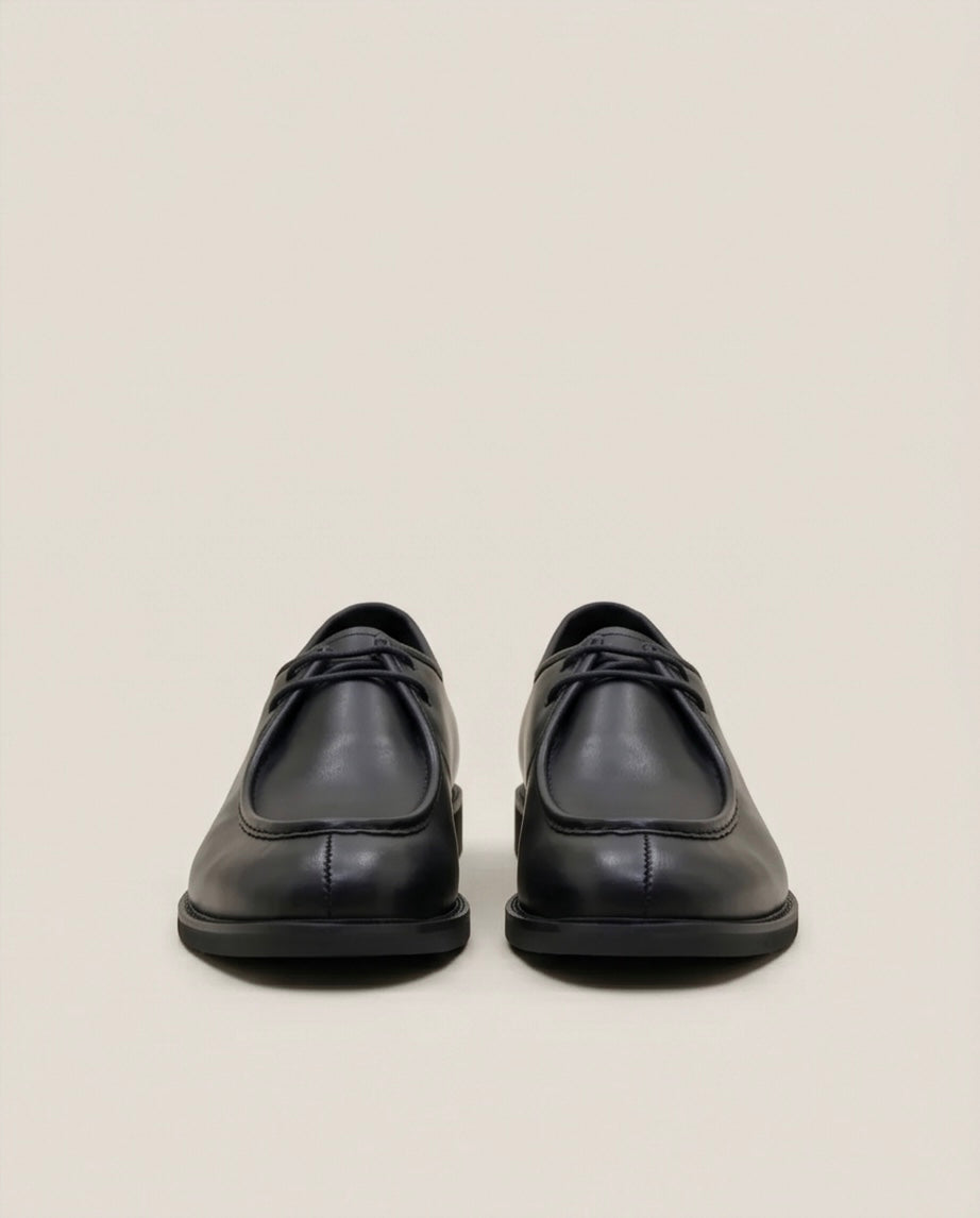 2H #2102 9003 1354 Black Formal shoes