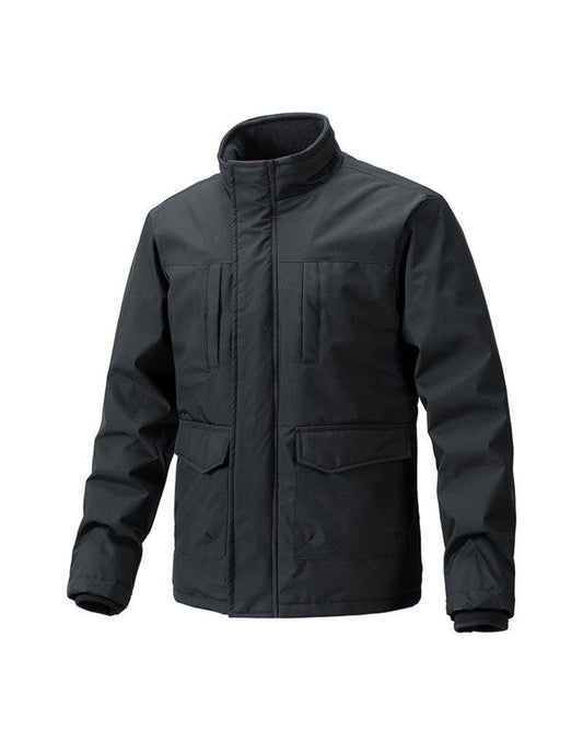 2H #88068 Black stand up collar casual jacket