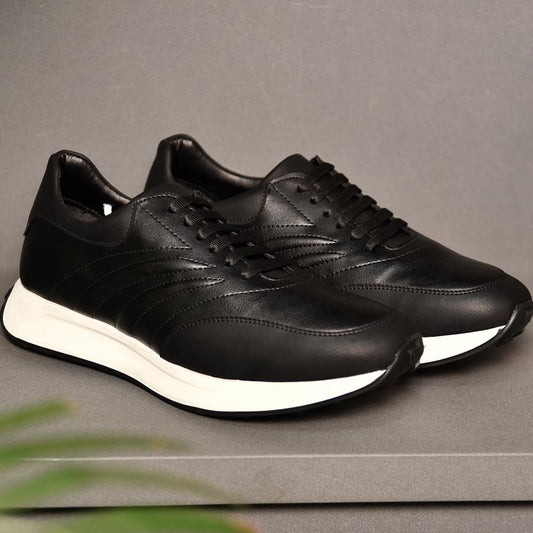 2H #9506 Black Casual Shoes