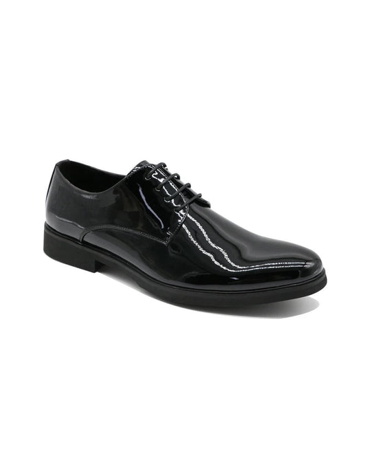 2H #110-100 Shining Black Classic Shoes