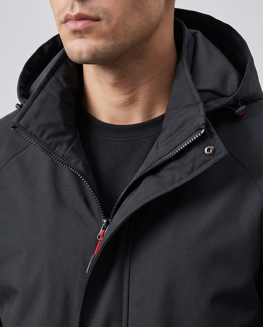 2H #88183 Black Casual Jacket