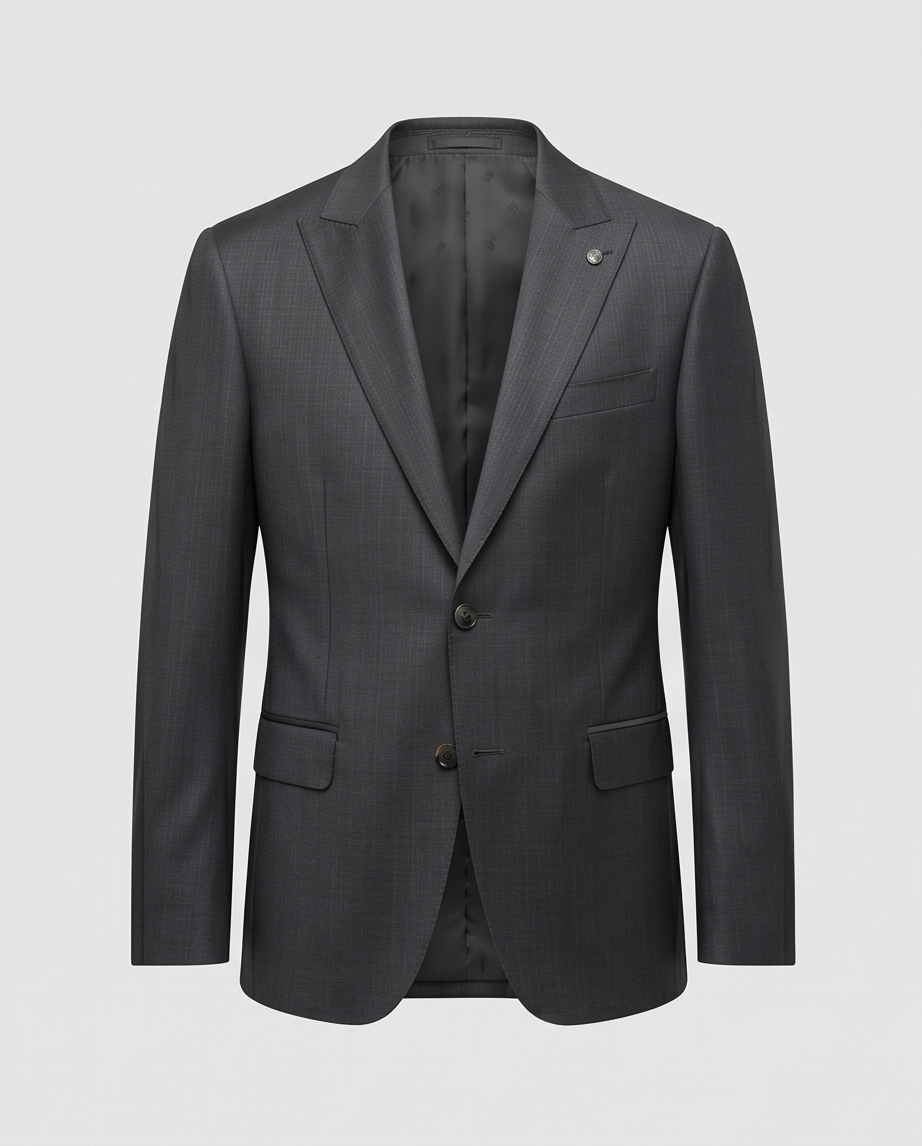2H #003-1004-17 Dark Gray Formal suit