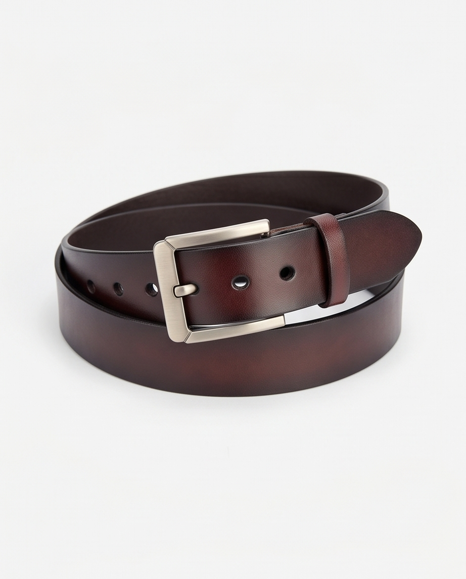 2H #9216 Brown Leather Casual Belt