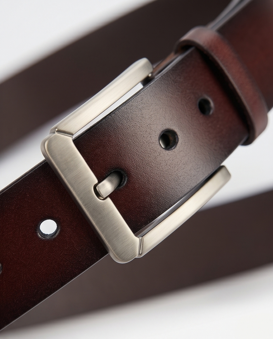 2H #9216 Brown Leather Casual Belt