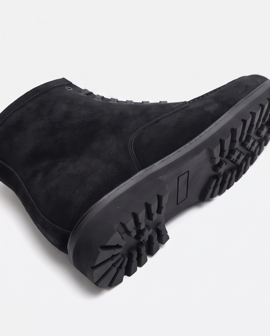 2H #2Y06-2001-8160 Black Chamois Boot