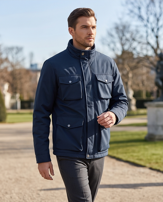 2H #88166 Navy Casual Jacket