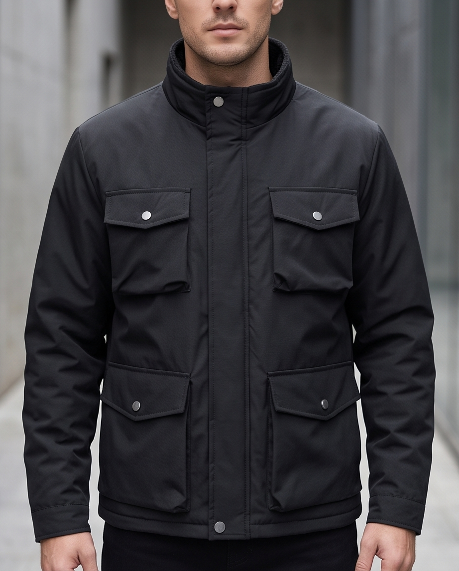 2H #88166 Black Casual Jacket