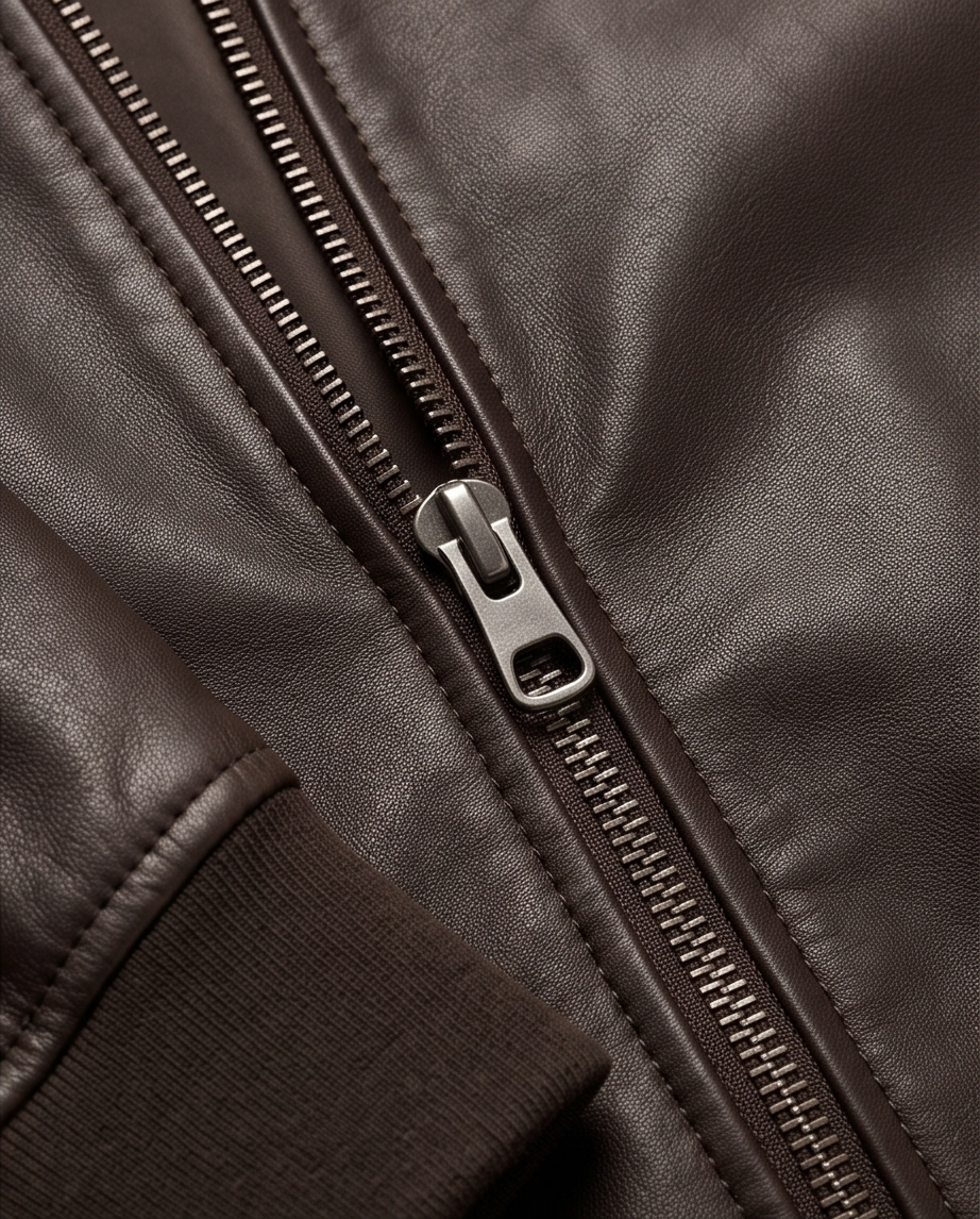 2H #8905 Brown Leather Jacket l