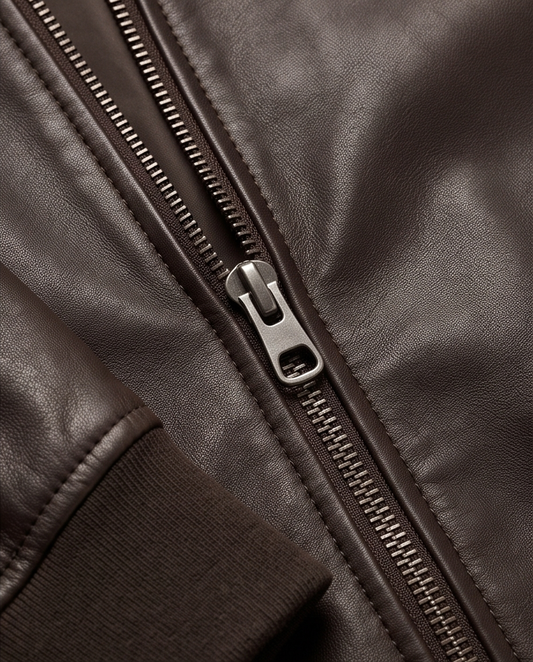 2H #8905 Brown Leather Jacket l