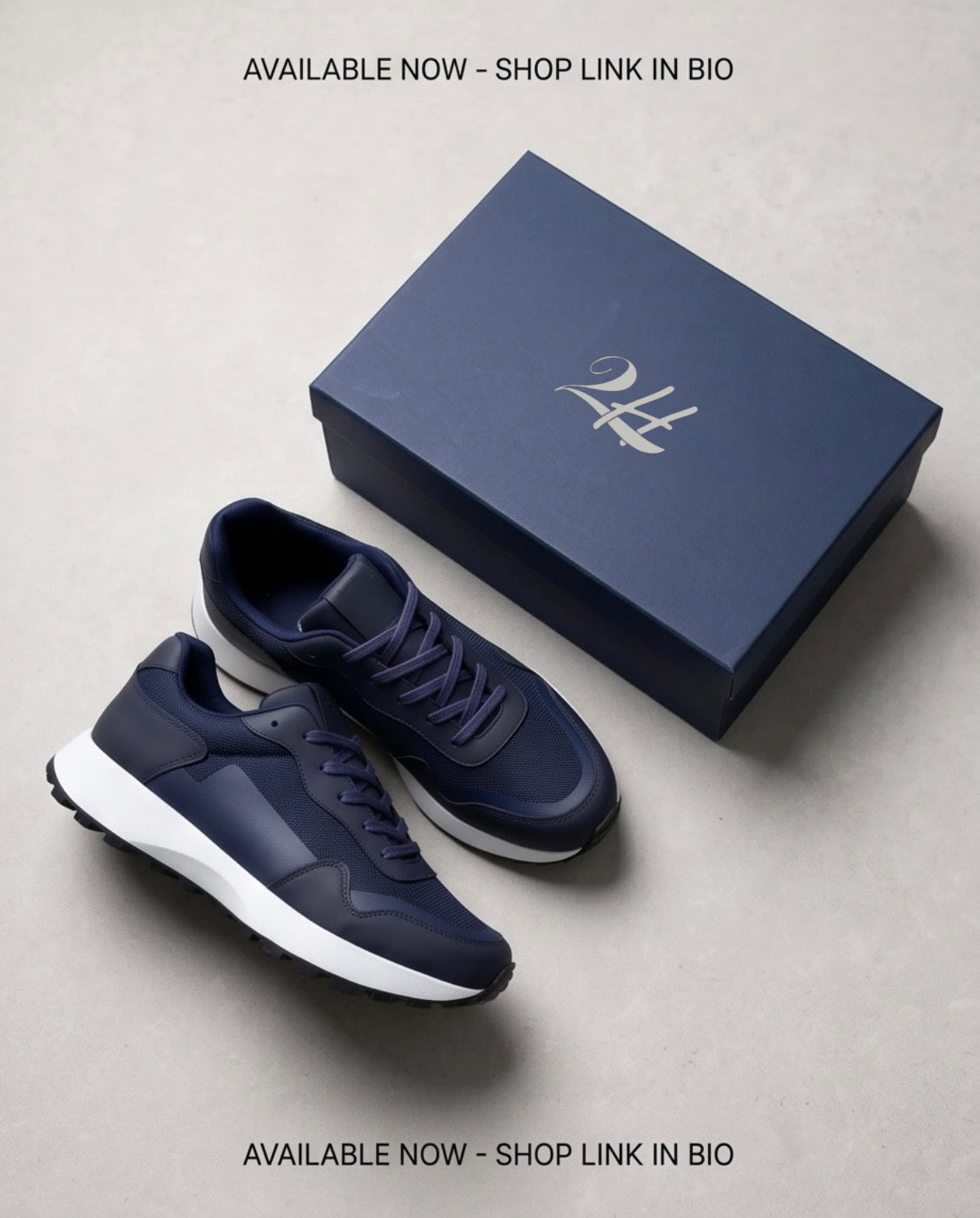 2H #2705 2001 1333 Navy Casual shoes