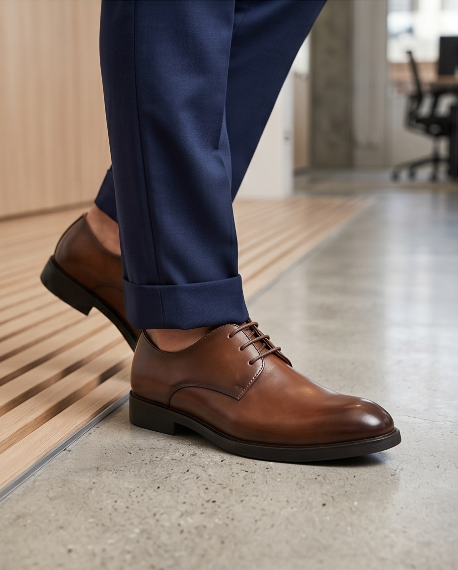 2H #110-100 Brown Formal Shoes