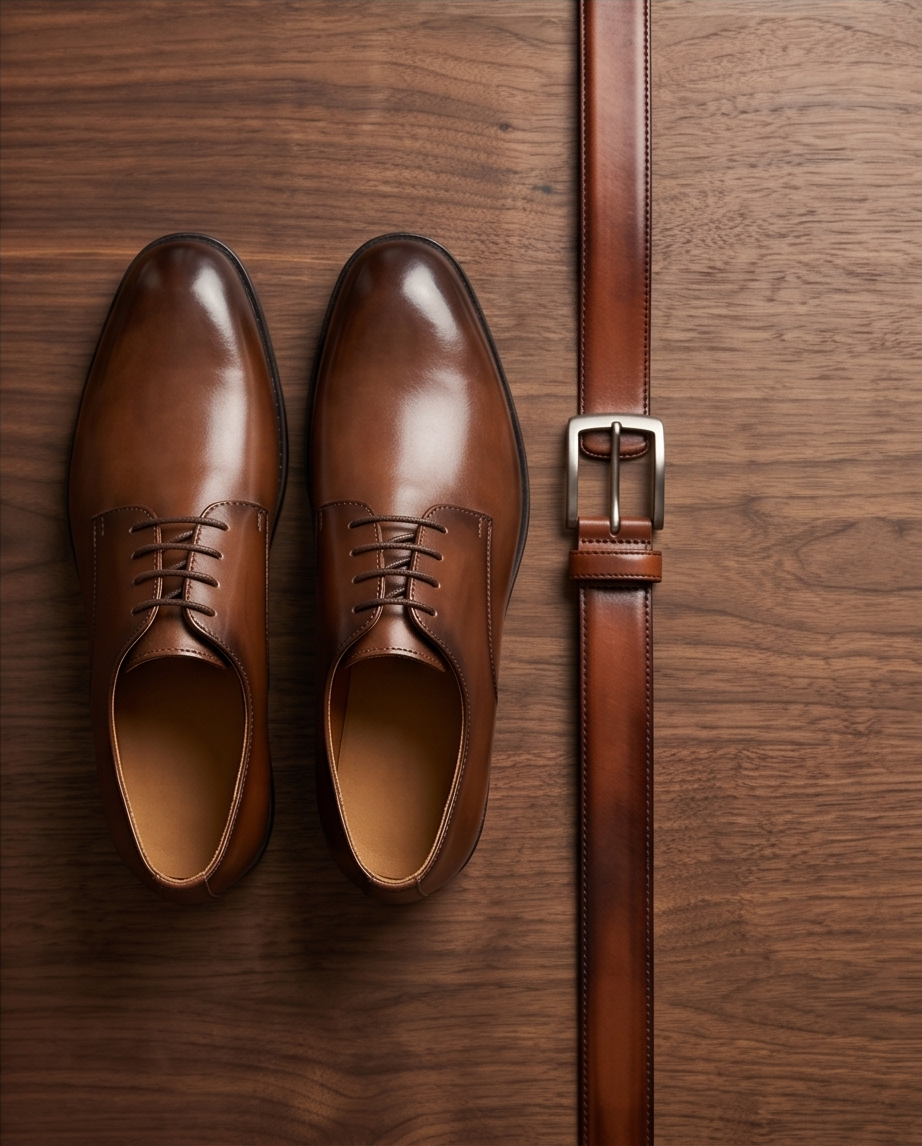 2H #110-100 Brown Formal Shoes