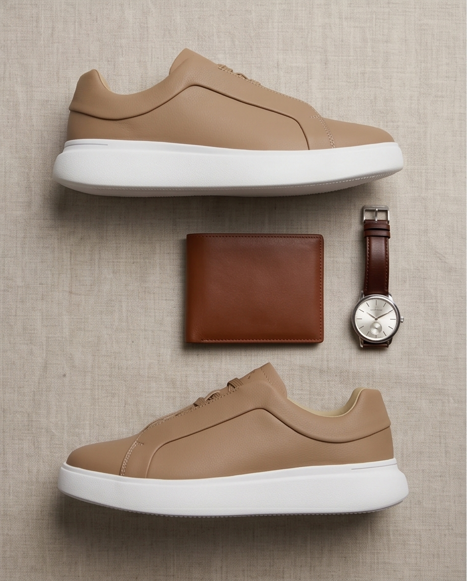 2H #5Z01-8001-9169 Beige Casual shoes
