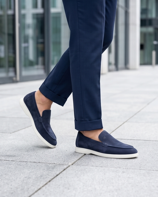 2H #2512 1035 1312 Genuine Leather Navy Casual shoes