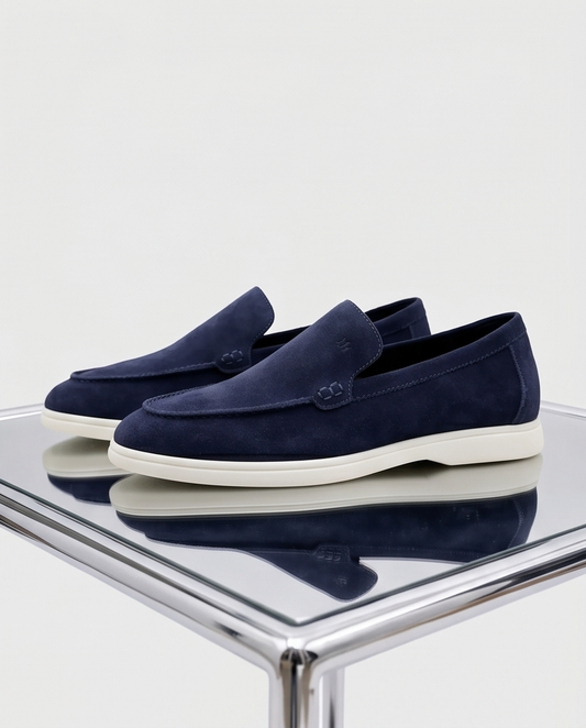 2H #2512 1035 1312 Genuine Leather Navy Casual shoes