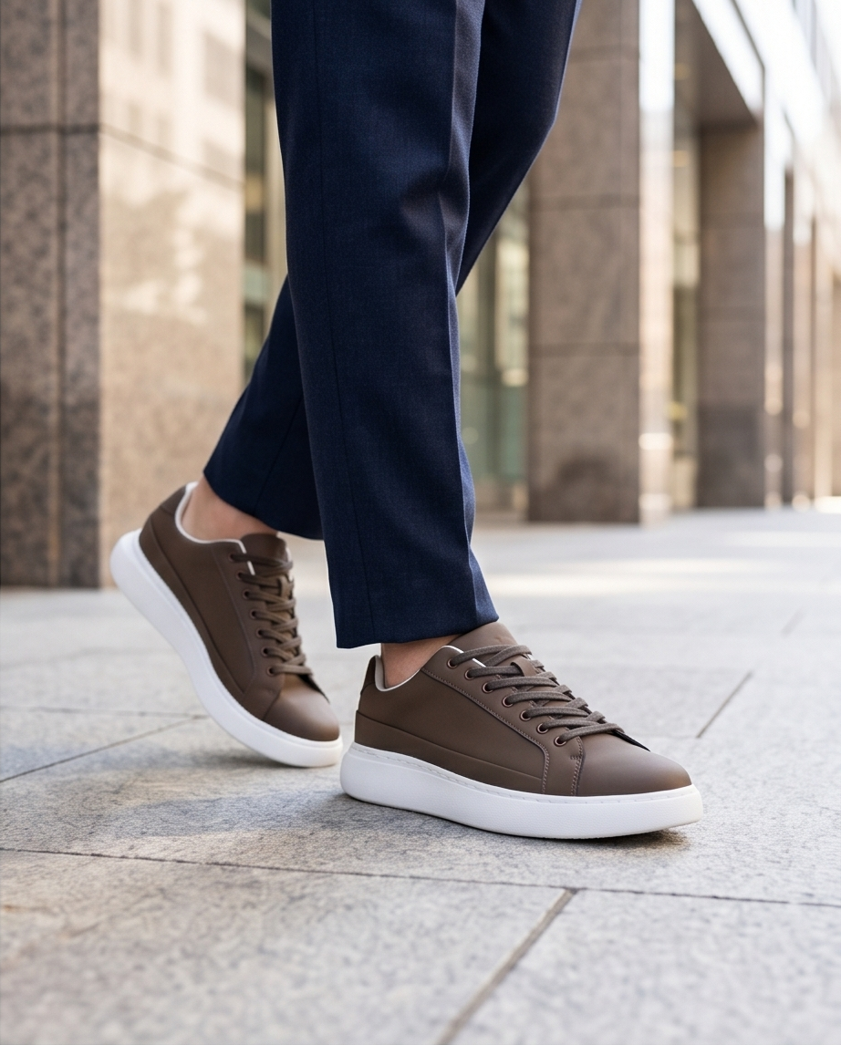 2H #0212 2008 1312 Brown Casual shoes