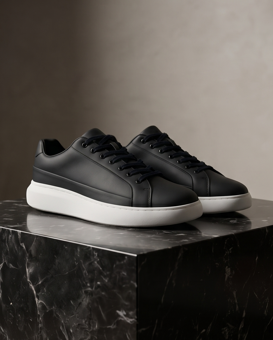 2H #0212 2008 1312 Black Casual shoes
