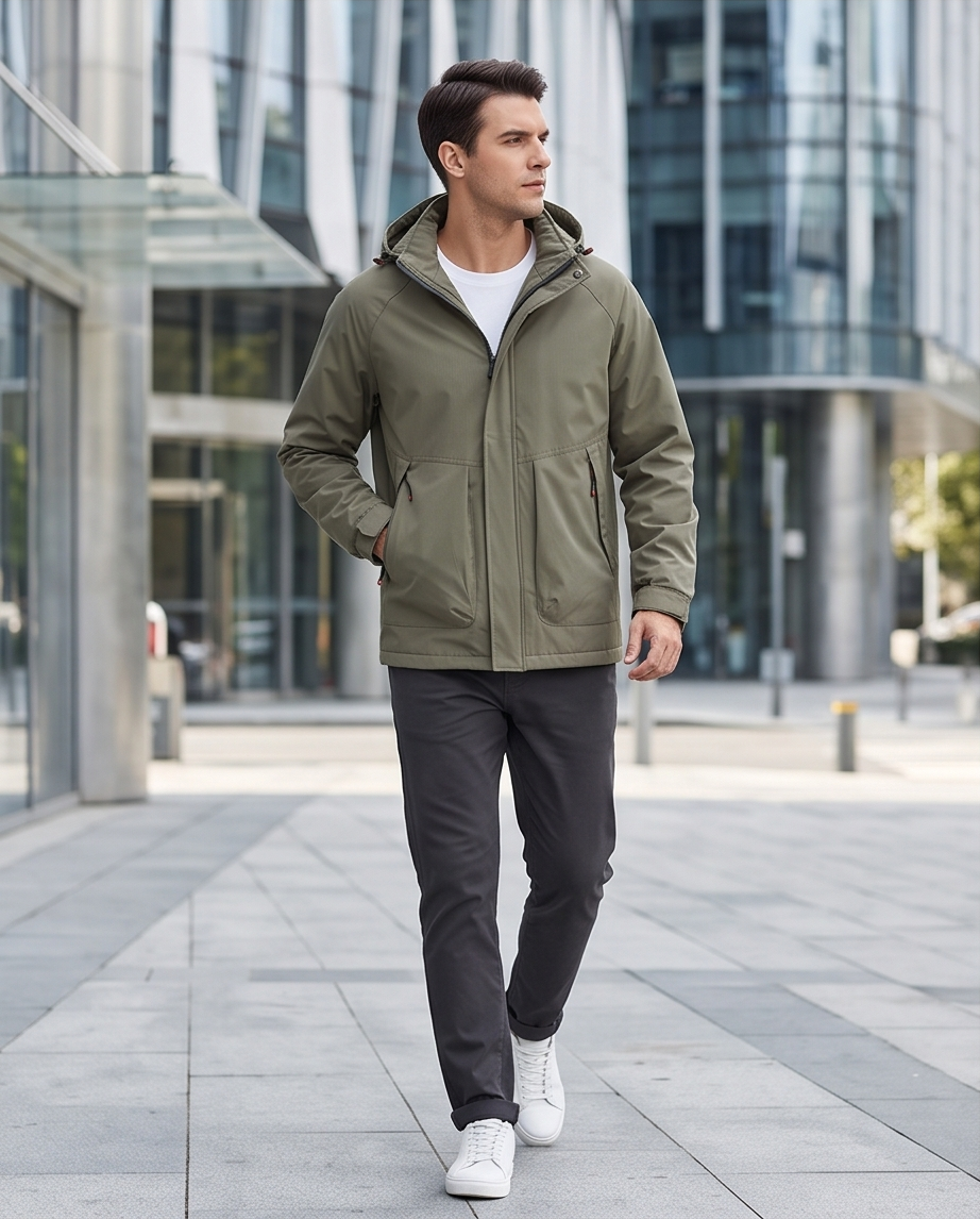2H #88183 Khaki Casual Jacket