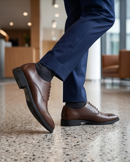 2H #02 Coffee Formal Shoes