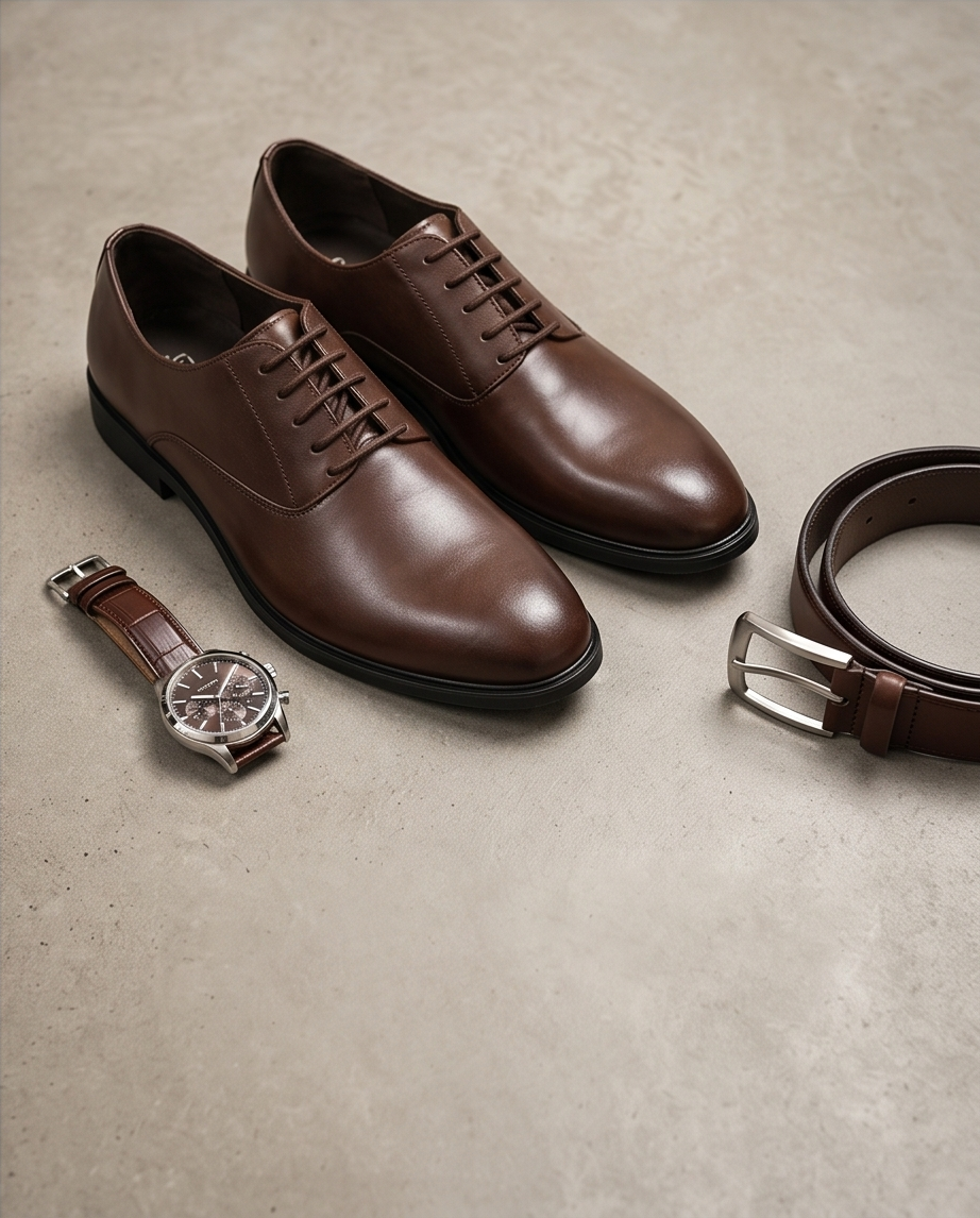 2H #02 Coffee Formal Shoes