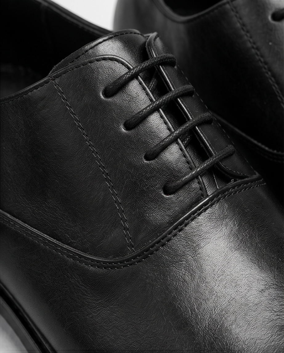 2H #02 Black Formal Shoes