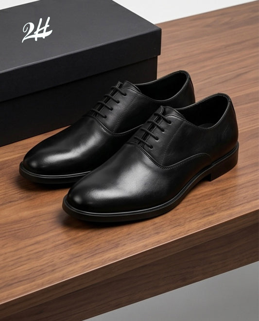 2H #02 Black Formal Shoes