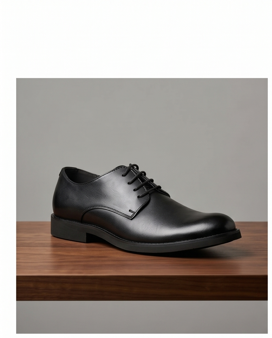 2H #110-100 Black Formal Shoes