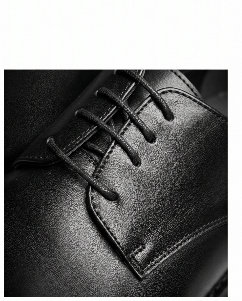 2H #110-100 Black Formal Shoes