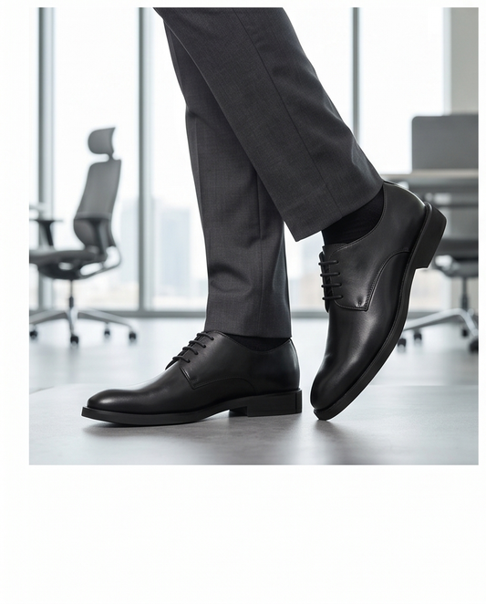 2H #110-100 Black Formal Shoes