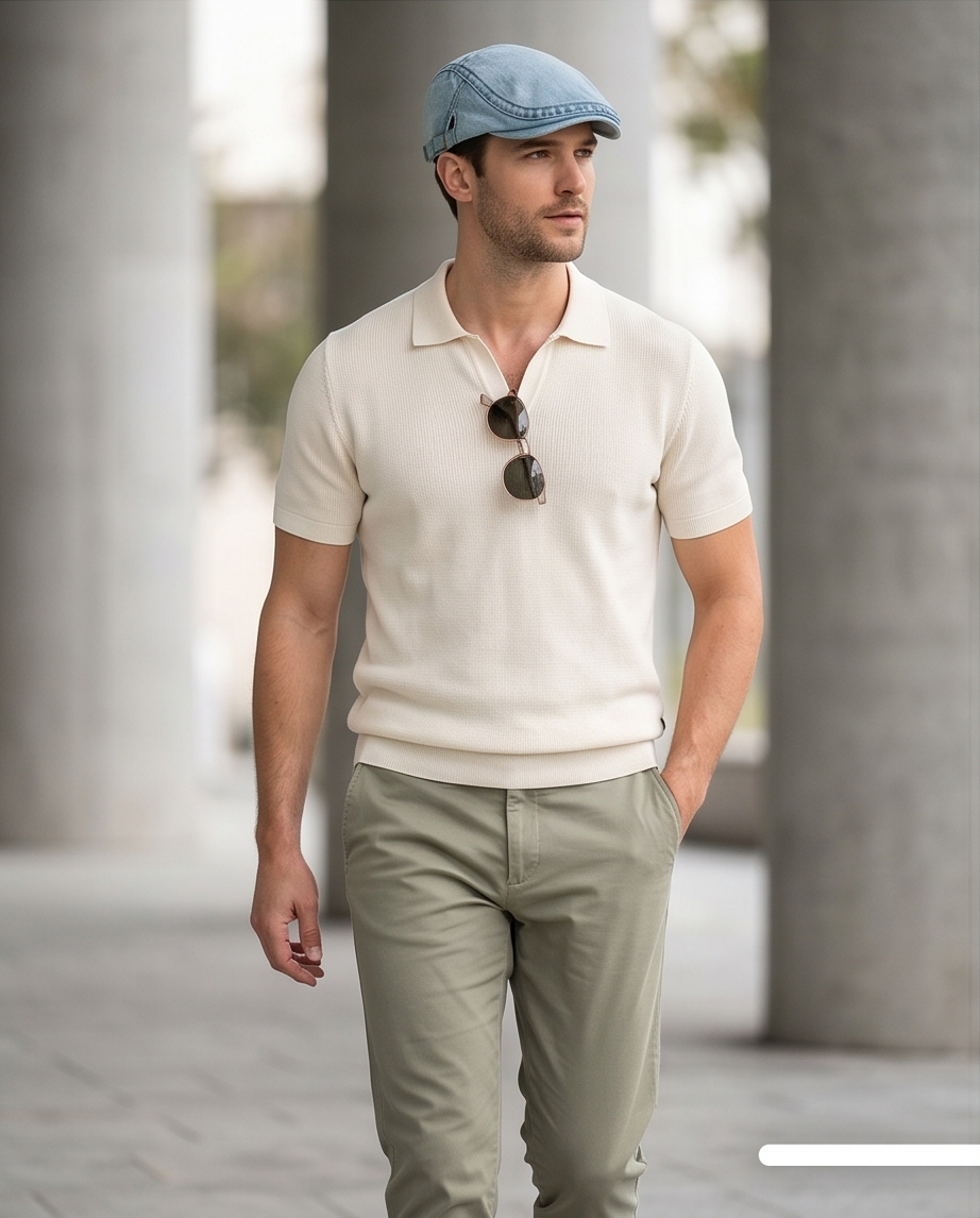 2H Light Blue Jeans Cap