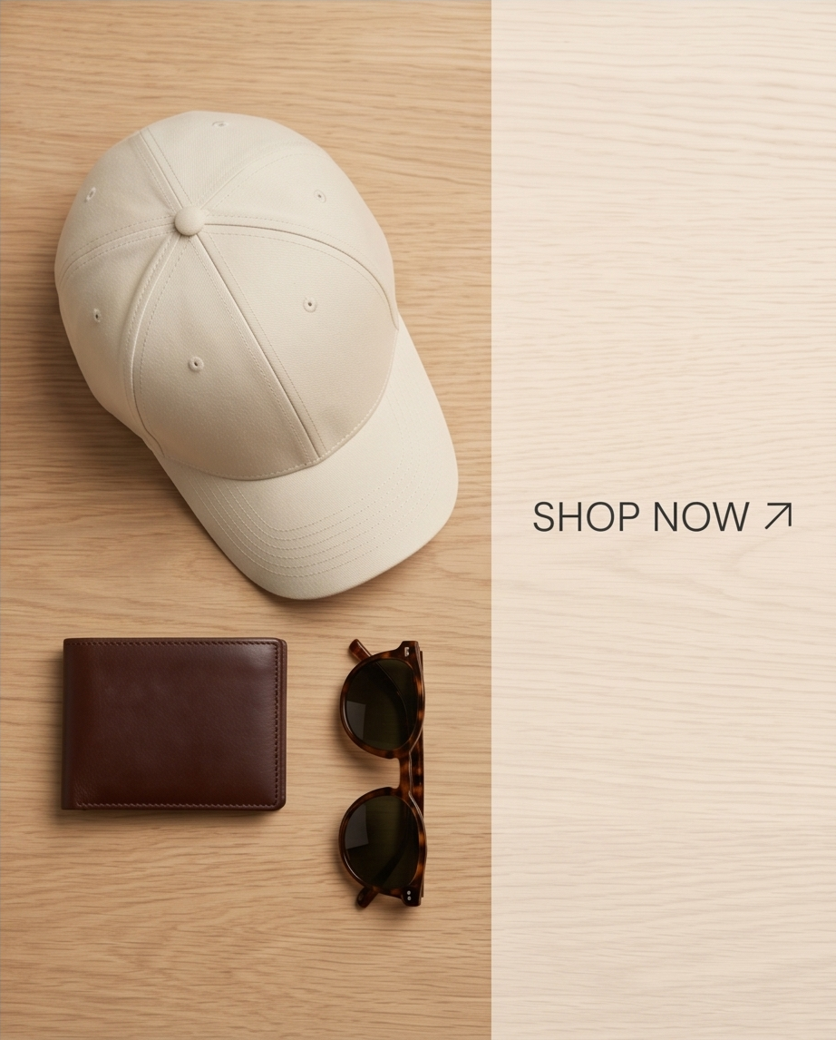 2H Light Beige Cap