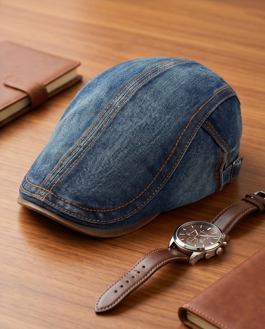 2H Dark Blue Jeans Cap