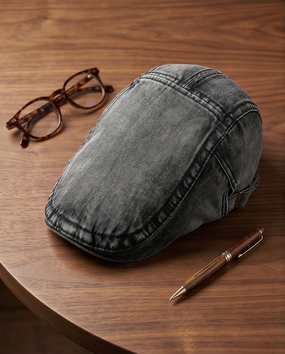 2H Gray Jeans Cap