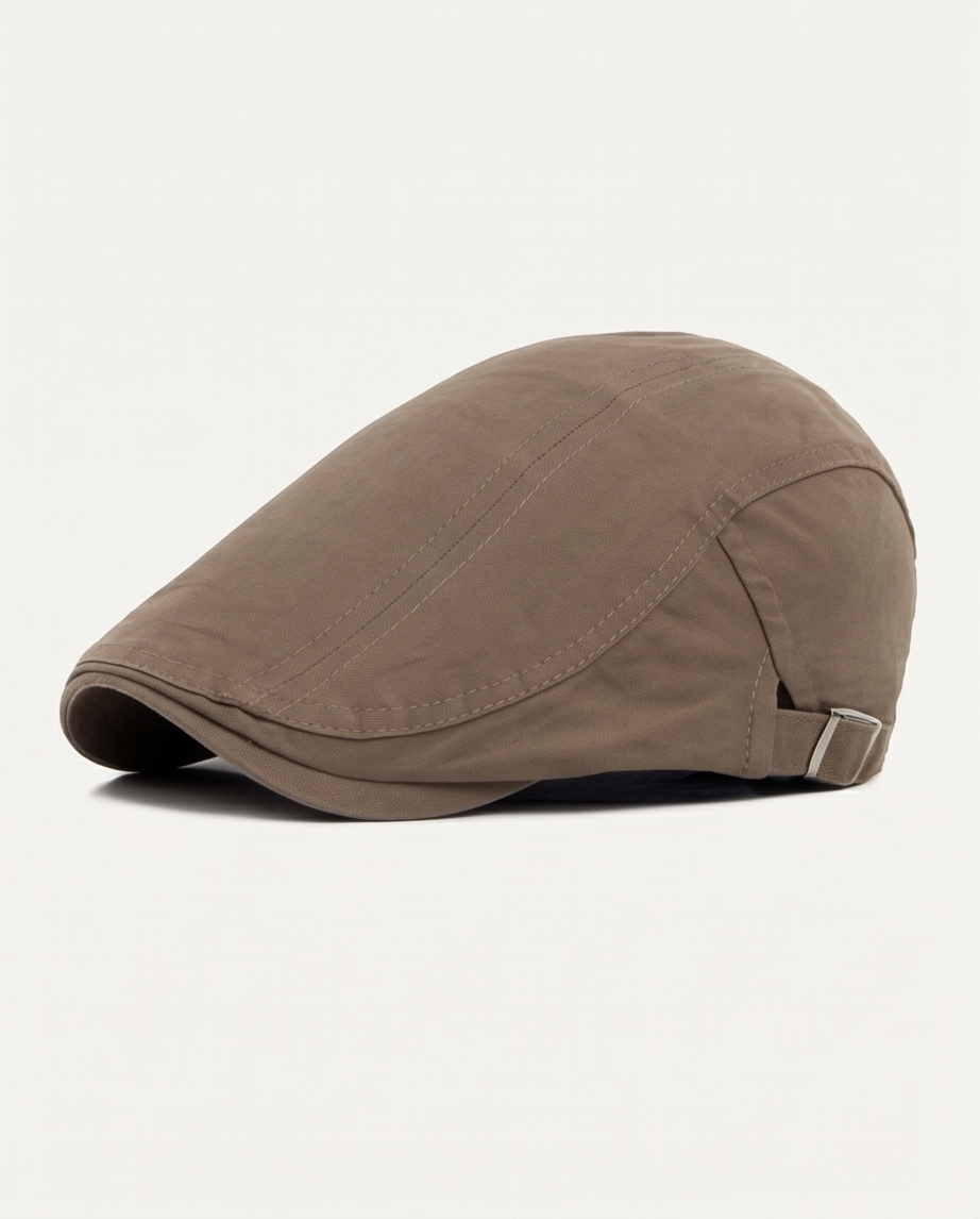 2H Brown Cotton Cap