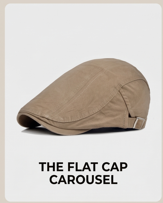 2H Beige Cotton Cap