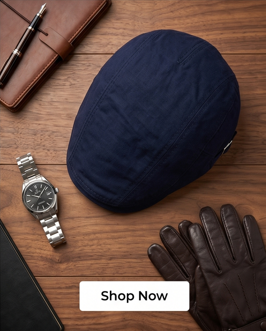 2H Navy Cotton Cap
